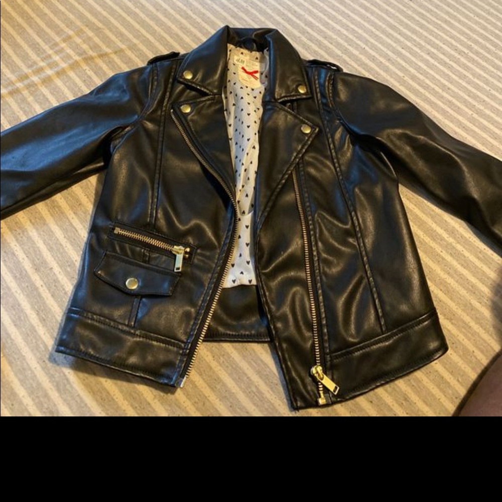 Faux leather jacket